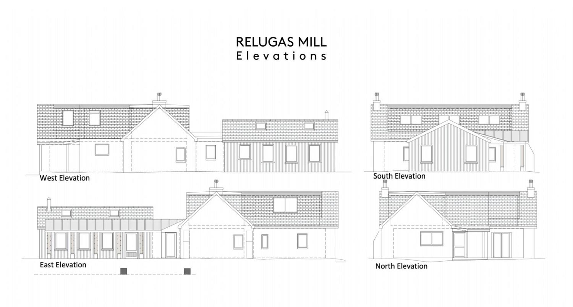 Villa Relugas Mill à Nairn Extérieur photo